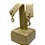 Brinco argola click com trevo - Imagem 3