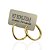 Argola click oval, banhada a ouro 18k - Imagem 2