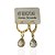 Argola click com gota ponto de luz zircônia - Imagem 2