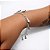 Pulseira gotas banhada a prata - Imagem 1