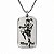 Corrente masculina com placa Muay Thai - Imagem 1