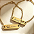 Pulseira Infantil Chapinha Coração Banhada a Ouro 18K - Imagem 1