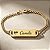 Pulseira Infantil Chapinha Coração Banhada a Ouro 18K - Imagem 2