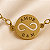 Pulseira Infinito Vazado Personalizada Banhada a Ouro 18K - Imagem 1