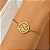 Pulseira Infinito Vazado Personalizada Banhada a Ouro 18K - Imagem 2