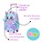 Mochila de Rodinha G Pack Me Fox Cat Gatinha Cute - Pacific - Imagem 6
