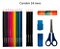 Kit Material Escolar Infantil 24 Itens Lápis De Cor Leo&leo - Imagem 6