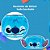 Estojo Escolar Fluffy Pelúcia Com Zíper Stitch Disney Dac - Imagem 12