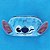 Estojo Escolar Fluffy Pelúcia Com Zíper Stitch Disney Dac - Imagem 4