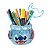Organizador De Mesa Escritório Escolar Infantil Stitch Dac - Imagem 4