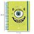 Caderno Smart Colegial Escolar Fls Reposicionáveis Monstros - Imagem 2