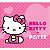 Organizador para lancheira ou bijuteria com Glitter Hello Kitty - Imagem 5