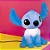 Luminária Stitch Disney Usare Azul com Lâmpada - Imagem 2