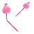 Caneta Em Gel Barbie 0.7mm Pompom - Tris - Imagem 4