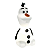 Luminária De Mesa Olaf Frozen - Disney - - Branco - Imagem 2