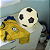 Luminária Infantil Bola De Futebol Preta E Branca Usare - Imagem 2