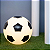 Luminária Infantil Bola De Futebol Preta E Branca Usare - Imagem 4