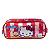 Estojo Escolar Duplo Com Zíper Da Hello Kitty Cetim - Vermelho E Rosa - Hello Kitty - Imagem 1