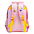 Mochila Escolar Rosa Vermelho 40cm Hello Kitty Paetês Cetim - Imagem 2
