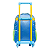 Mochila Rodinhas Escolar Tamanho 14 M Bluey X 15541 - Xeryus - Imagem 3