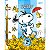 Caderno Argolado Tilibra Snoopy Fichário 80f 24x17,7cm - Imagem 1