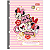 Bloco Fichário Universitário  Minnie - 80 fls - Tilibra - Imagem 1