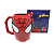 Caneca 3d Porcelana Homem Aranha Marvel Zonacriativa Oficial - Imagem 1