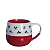 Caneca Maggie Mickey Mouse Em Cerâmica 400ml Cor Vermelho - Imagem 4