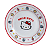 Kit Café Da Manhã Caneca Prato E Bowl Hello Kitty Oficial Vermelho Hello Kitty - Imagem 7