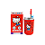 Copo Térmico Hello Kitty 300ml Com Canudo Inox Infantil - Imagem 2
