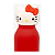 Garrafa Térmica Hello Kitty Funny C/ Tampa 500ml Aço Inox - Imagem 3