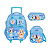 Kit Mochila C/ Rodas Lancheira E Estojo Bolsa Escolar Bluey - Imagem 1