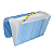 Pasta Sanfonada A4 com 12 Divisões Azul - 6090PP-AZ - Imagem 2