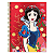 Caderno Espiral Capa Dura Branca De Neve 80fls 4und Tilibra - Imagem 3