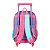 Mochila Escolar Rodinhas Patrulha Canina Rosa Skye Everest - Imagem 4