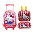 Kit Mochila Rodinha Hello Kitty Lancheira Estojo Duplo 2026 - Imagem 1