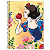 Caderno Espiral Capa Dura Branca De Neve 80fls  Tilibra - Imagem 1