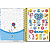 Caderno Espiral Univ 01 Mat Snoopy Core 80  Tilibra Prata - Imagem 3