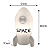 Decorfun Luminárias Space Foguete Nave Cor da estrutura Branco - Imagem 2