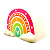 Abajur Luminária Arco-Íris Happy Design LED Infantil - Imagem 2