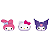 Apontador Formato 3D Hello Kitty E Amigos Sortido - - Imagem 4