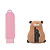 Kit Capyclub Capivara Tilibra - Lápis + Borracha + Apontador - Imagem 3