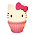 Luminária Infantil Hello Kitty Cupcake Rosa Com Lâmpada Led Luminária Infantil Hello Kitty Cupcake Rosa Com Lâmpada Led - Imagem 2