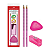 Kit Faber Castell 2 Lápis Grip - Borracha E Apontador Rosa - Imagem 2