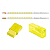 Ecolápis Grafite Kit Com Borracha E Apontador - Amarelo Neon - Imagem 3