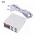 CARREGADOR INTELIGENTE MULTIFUNCIONAL 2 USB 2 QC 3.0 2 PD TOMATE MST-102 - Imagem 5