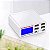CARREGADOR INTELIGENTE MULTIFUNCIONAL 2 USB 2 QC 3.0 2 PD TOMATE MST-102 - Imagem 4
