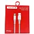 CABO DE DADOS USB PARA IPHONE TURBO 1M 5V 2.1A TOMATE TC-103L - Imagem 1