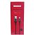 CABO DE DADOS TURBO USB PARA V8 1.2M 5V 2.4A TOMATE TC-207M - Imagem 1