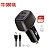 CARREGADOR VEICULAR PARA IPHONE COM PORTA USB E TYPE-C 38W TOMATE TC-3801UL - Imagem 1